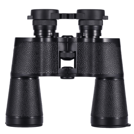 Shooin Optics SOTB-500 Binoculars with rubberized texture and adjustable eyepieces for a comfortable viewing experience.