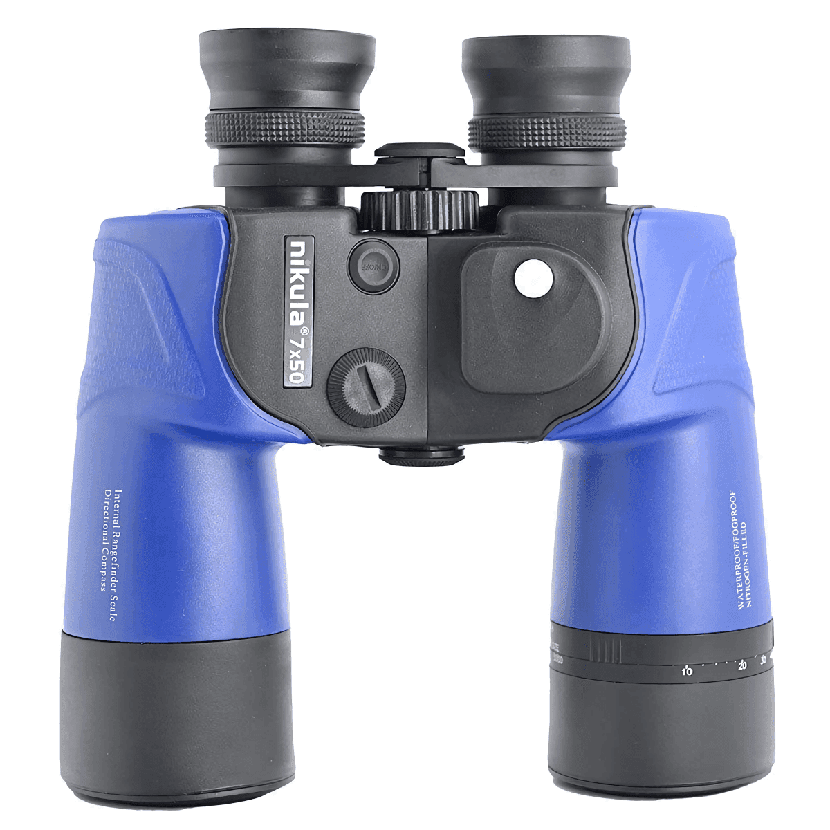 7x50 Binoculars Waterproof Fogproof Nitrogen - Filled Internal Rangefinder Scale Directional Compass Floatable - Shooin Optics