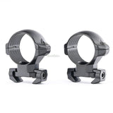 Shooin Optics Scope Mount Smooth Steel 1 Inch 25.4mm Tube Ring Adjustable 20mm Mount Base M6918 - Shooin Optics