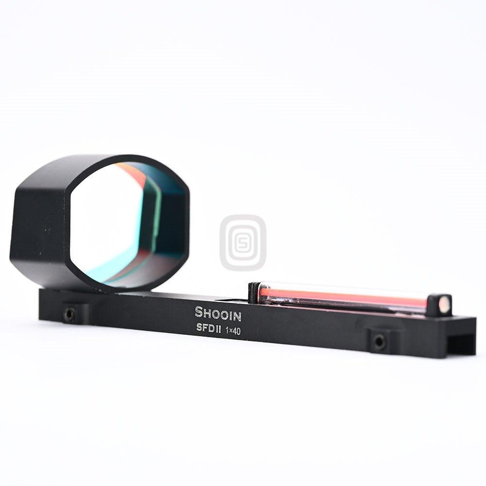 Shooin Optics SFD II 1x40 Red Dot Sight For Shotgun RIB Collimator offers quick target acquisition for enhanced shooting.
