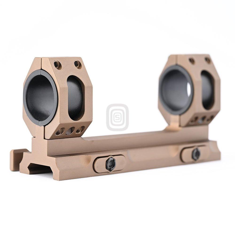 Quick Release Integrated Rifle Scope Picatinny Mount 30mm Ring Shooin Optics