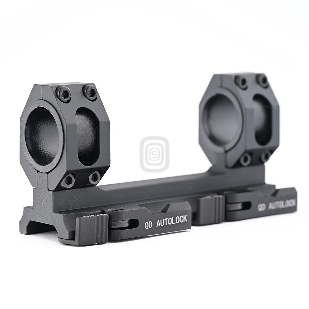 Quick Release Integrated Rifle Scope Picatinny Mount 30mm Ring Shooin