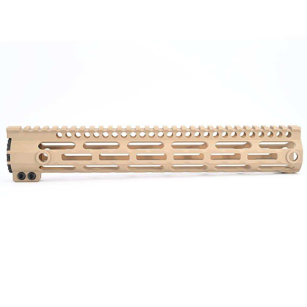AR Series 12.5 INCH Picatinny Free Float Handguard With M-LOK Base Lock For Airsoft Shooin Optics