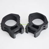Shooin Optics Scope Mount Ring 20mm Base For 30mm 1.25 Inch Tube Riflescope M8745 - Shooin Optics