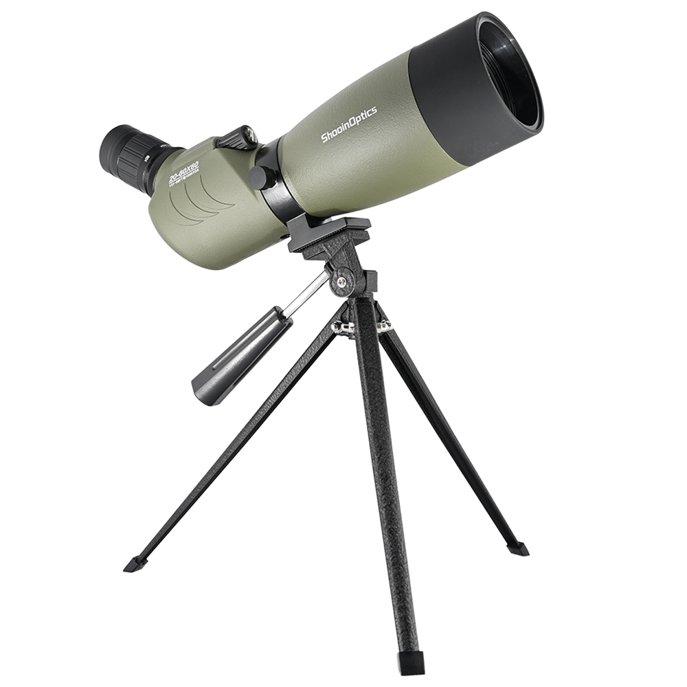 Shooin Optics SCY 20-60x60 25-75x70 FMC Spotting Scope Bird Watching Telescope Monocular Shooin Optics