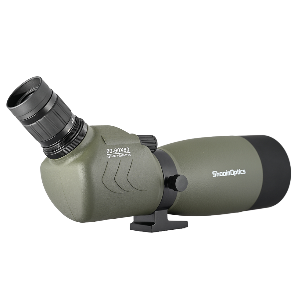 Shooin Optics SCY 20-60x60 25-75x70 FMC Spotting Scope Bird Watching Telescope Monocular Shooin Optics