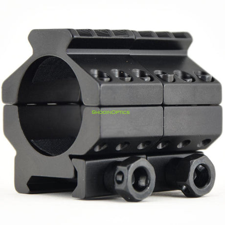 Shooin Optics Scope 1.25 Inch 30mm Tube Ring 20mm Weaver Picatinny Mount M7853 - Shooin Optics