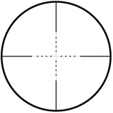 Precision reticle design for the 2.5-10x40 Red Greeg Mil Dot Scope 20mm Mount Base Fast Range And Small Range Adjustment.