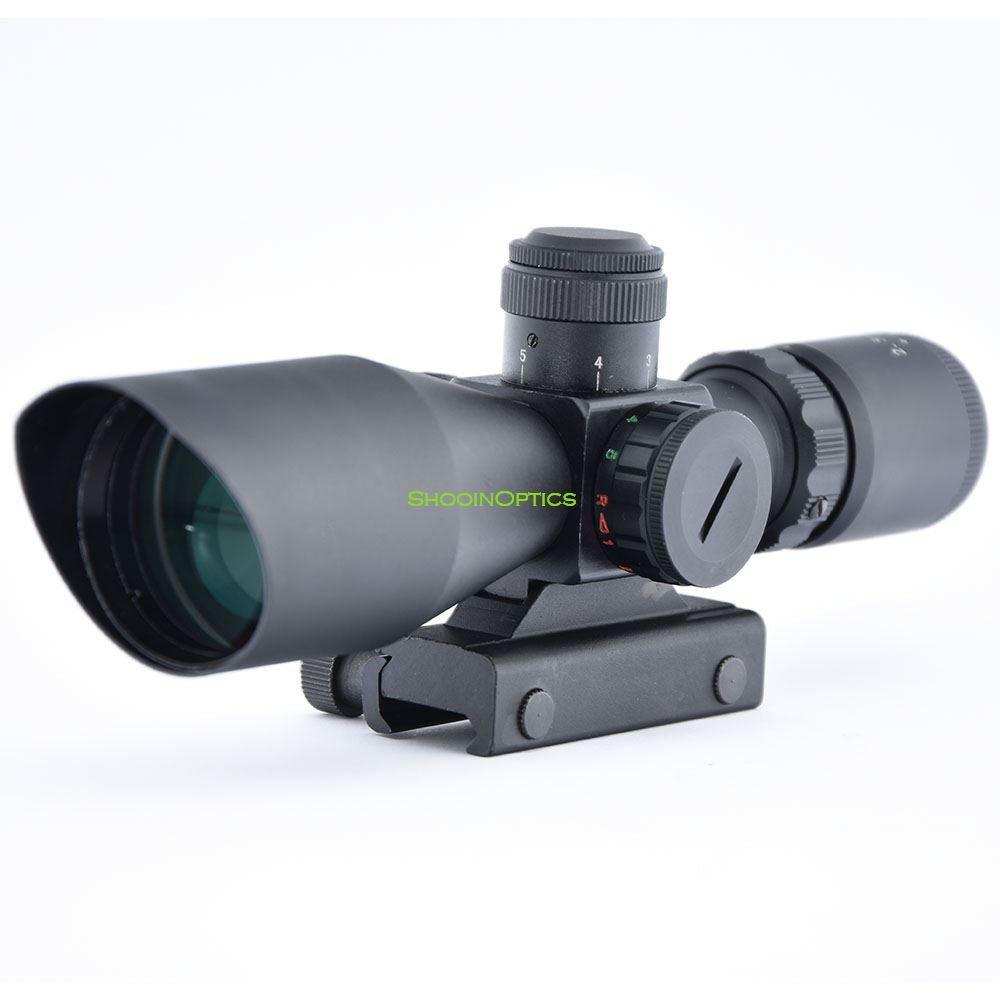 Upgrade your aim with the 2.5-10x40 Red Greeg Mil Dot Scope 20mm Mount Base for fast and precise adjustments.