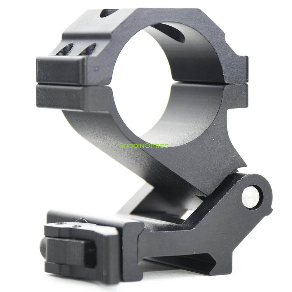 Folding Mount Quick-Release Picatinny Rail Base For 30mm Tube Magnifier Shooin