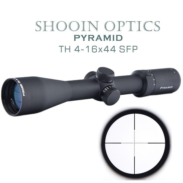 Shooin Optics TH 4-16x44 SFP Rifle scope 30mm Tube 1/4 MOA Shooin