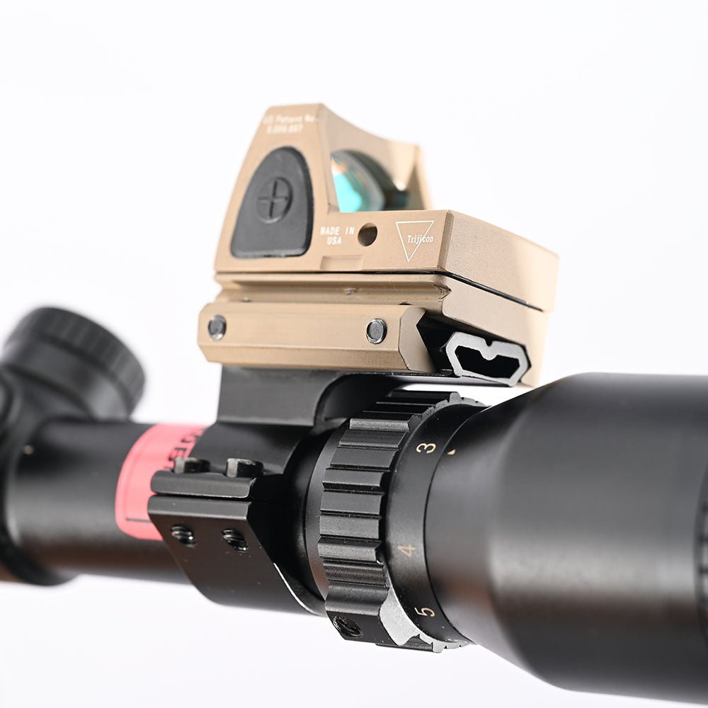 Rifle Scope 1 Inch 25.4mm Tube Ring With 20mm Rail Base For Red Dot Sights Extensions - Shooin Optics