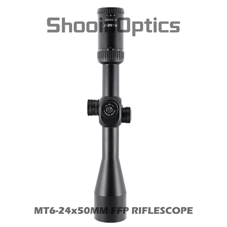 Shooin Optics 6 - 24x50 FFP Rifle Scope 30mm Tube 1/8 MOA - Shooin Optics